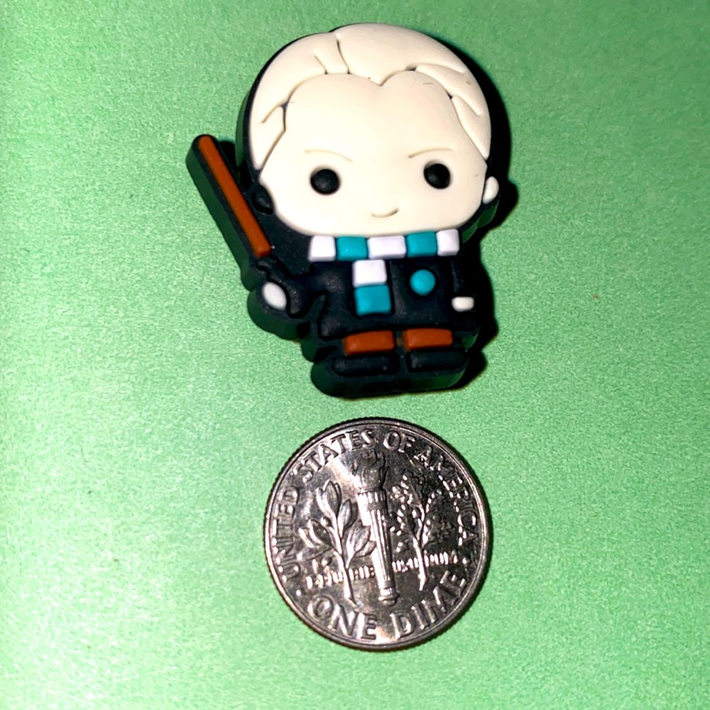 (10 for $15) Draco Malfoy Harry Potter Movie Croc Charm